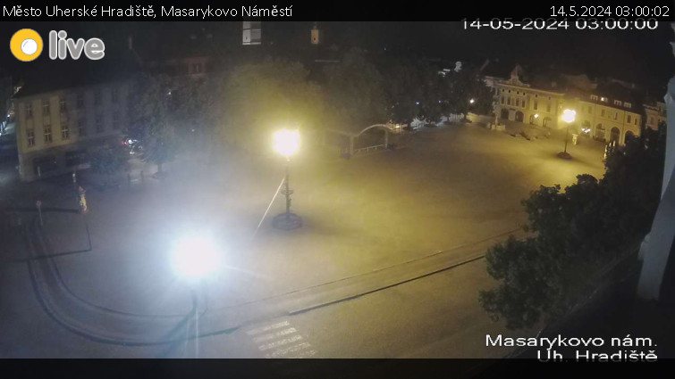 Město Uherské Hradiště - Masarykovo Náměstí - 14.5.2024 v 03:00