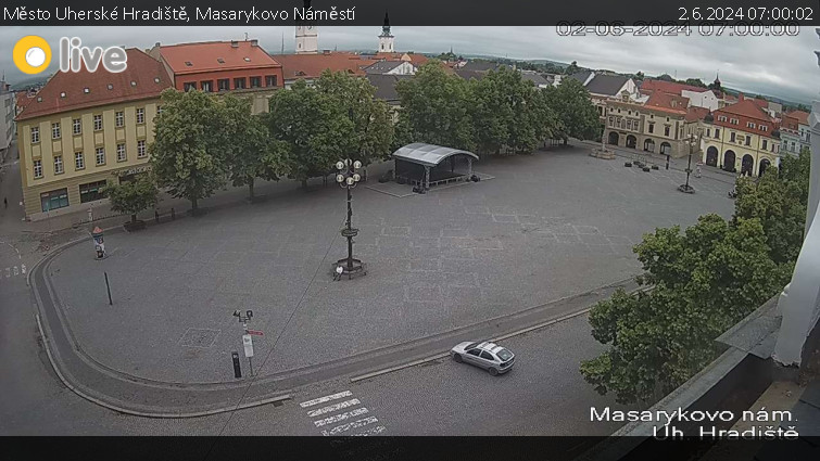 Město Uherské Hradiště - Masarykovo Náměstí - 2.6.2024 v 07:00