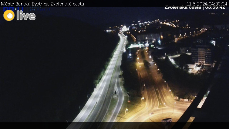 Město Banská Bystrica - Zvolenská cesta - 11.5.2024 v 04:00