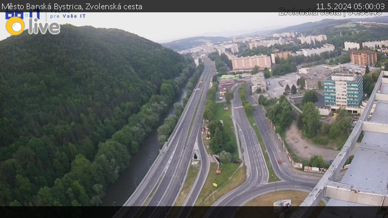 Město Banská Bystrica - Zvolenská cesta - 11.5.2024 v 05:00