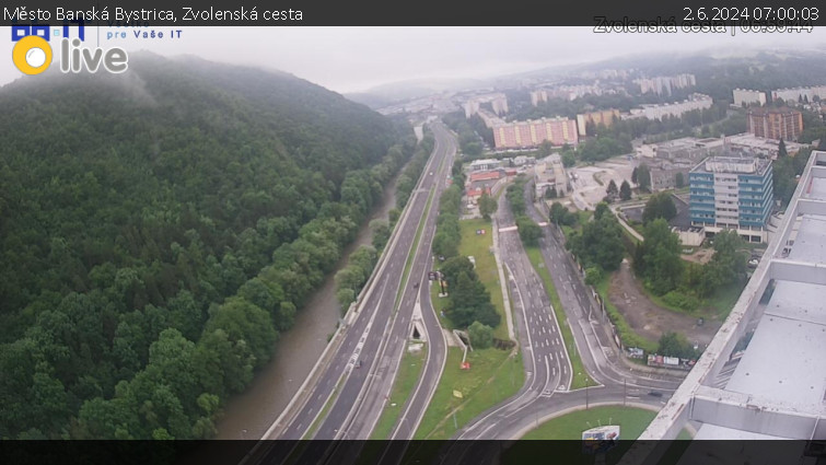 Město Banská Bystrica - Zvolenská cesta - 2.6.2024 v 07:00