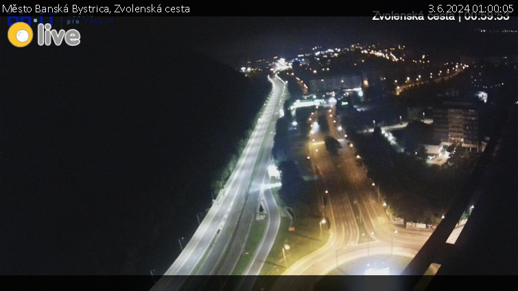 Město Banská Bystrica - Zvolenská cesta - 3.6.2024 v 01:00