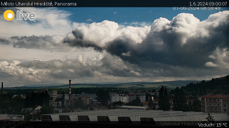 Město Uherské Hradiště - Panorama - 1.6.2024 v 09:00