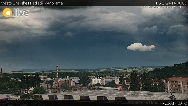 Město Uherské Hradiště - Panorama - 1.6.2024 v 14:00