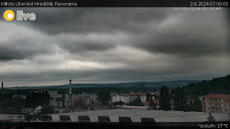 Město Uherské Hradiště - Panorama - 2.6.2024 v 07:00