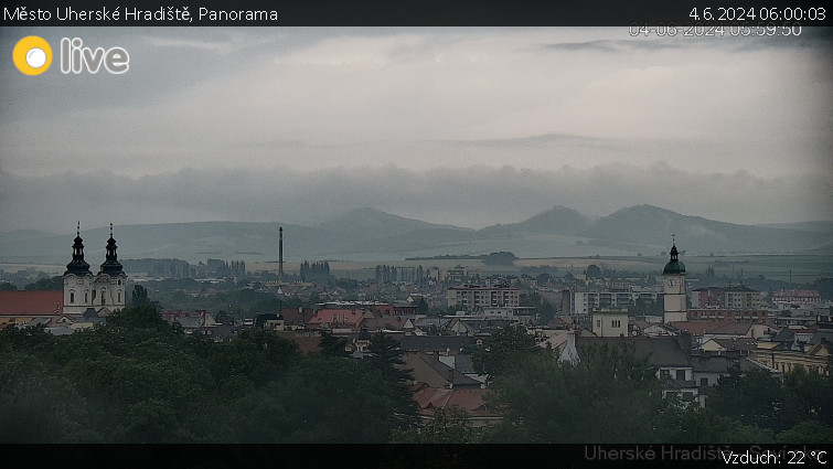 Město Uherské Hradiště - Panorama - 4.6.2024 v 06:00
