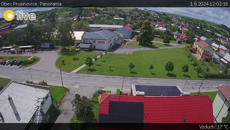 Obec Prusinovice - Panorama - 1.6.2024 v 12:02