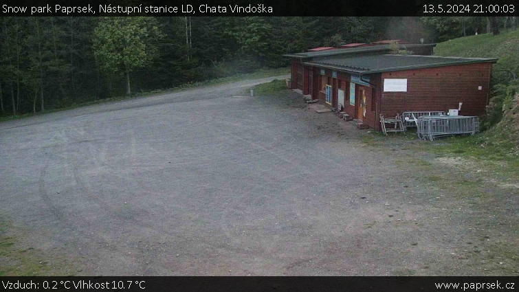 Snow park Paprsek - Nástupní stanice LD, Chata Vindoška - 13.5.2024 v 21:00