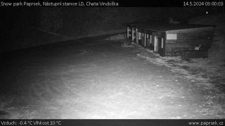 Snow park Paprsek - Nástupní stanice LD, Chata Vindoška - 14.5.2024 v 03:00