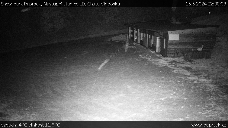 Snow park Paprsek - Nástupní stanice LD, Chata Vindoška - 15.5.2024 v 22:00