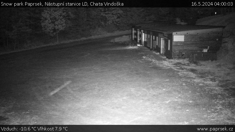Snow park Paprsek - Nástupní stanice LD, Chata Vindoška - 16.5.2024 v 04:00