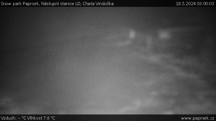 Snow park Paprsek - Nástupní stanice LD, Chata Vindoška - 18.5.2024 v 03:00