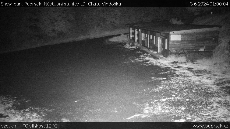 Snow park Paprsek - Nástupní stanice LD, Chata Vindoška - 3.6.2024 v 01:00