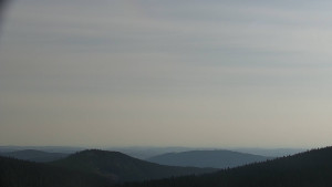 Horský hotel Volareza - Praděd - Panorama do údolí - 28.4.2023 v 09:00