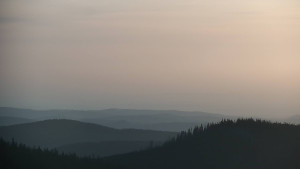 Horský hotel Volareza - Praděd - Panorama do údolí - 29.4.2024 v 06:00