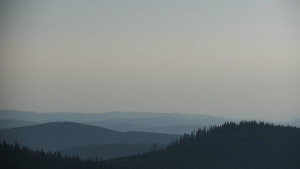 Horský hotel Volareza - Praděd - Panorama do údolí - 9.5.2024 v 07:00