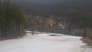 Ski Karlov - areál Karlov - Sjezdovky V Javořinách a Rodinná - 24.3.2023 v 07:01