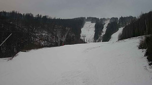 Ski areál SEVERKA v Dolní Lomné - Sjezdovka SEVERKA - 4.3.2023 v 17:00