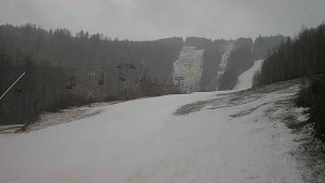 Ski areál SEVERKA v Dolní Lomné - Sjezdovka SEVERKA - 11.3.2023 v 06:00
