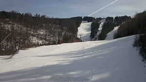 Ski areál SEVERKA v Dolní Lomné - Sjezdovka SEVERKA - 12.3.2023 v 14:00