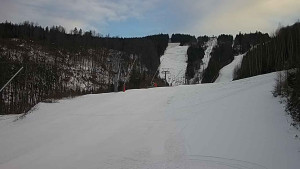 Ski areál SEVERKA v Dolní Lomné - Sjezdovka SEVERKA - 12.3.2023 v 17:00