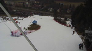 Skiareál Karolinka  - Spodní část sjezdovky skiareálu Karolinka - 4.3.2023 v 11:02