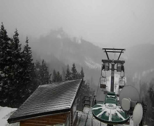 Ski areál SEVERKA v Dolní Lomné - Chata Severka - Dolní Lomná - 11.3.2023 v 17:01