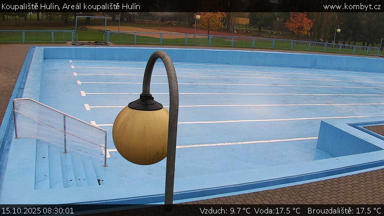 Koupaliště Hulín - Areál koupaliště Hulín - 15.10.2025 v 08:30 Koupaliště Hulín - Areál koupaliště Hulín - 15.10.2025 v 08:30