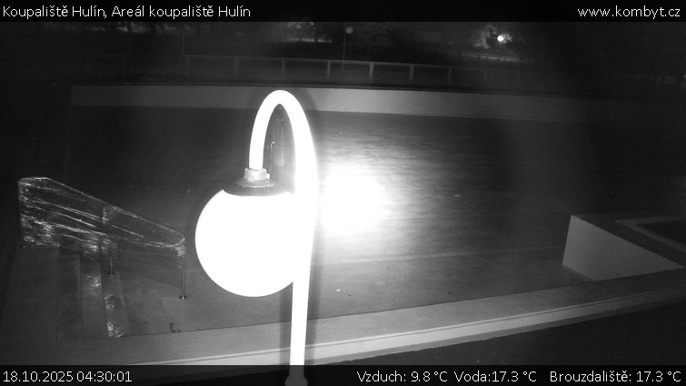 Koupaliště Hulín - Areál koupaliště Hulín - 18.10.2025 v 04:30 Koupaliště Hulín - Areál koupaliště Hulín - 18.10.2025 v 04:30