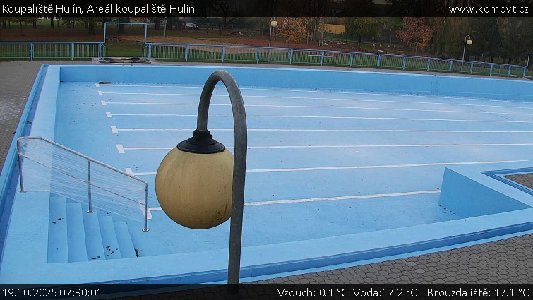 Koupaliště Hulín - Areál koupaliště Hulín - 19.10.2025 v 07:30 Koupaliště Hulín - Areál koupaliště Hulín - 19.10.2025 v 07:30