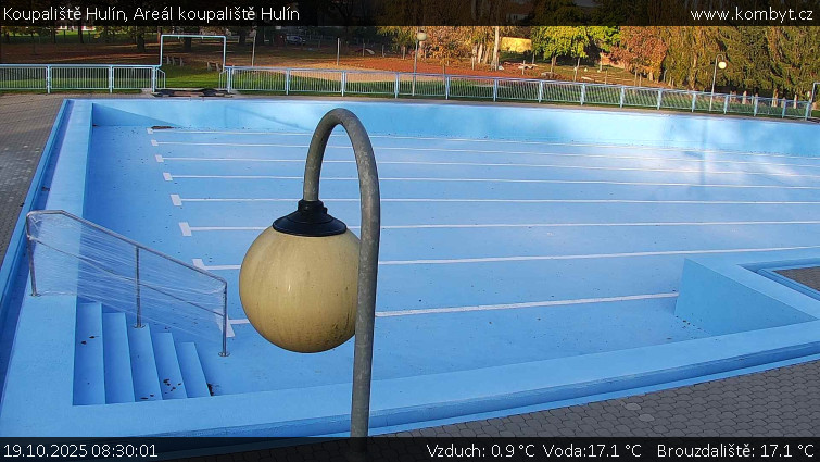 Koupaliště Hulín - Areál koupaliště Hulín - 19.10.2025 v 08:30 Koupaliště Hulín - Areál koupaliště Hulín - 19.10.2025 v 08:30
