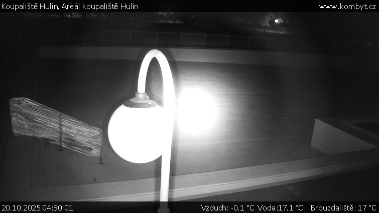 Koupaliště Hulín - Areál koupaliště Hulín - 20.10.2025 v 04:30 Koupaliště Hulín - Areál koupaliště Hulín - 20.10.2025 v 04:30