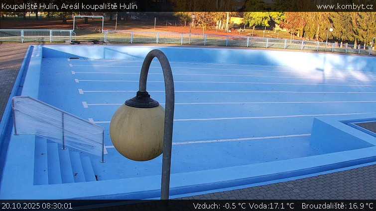 Koupaliště Hulín - Areál koupaliště Hulín - 20.10.2025 v 08:30 Koupaliště Hulín - Areál koupaliště Hulín - 20.10.2025 v 08:30
