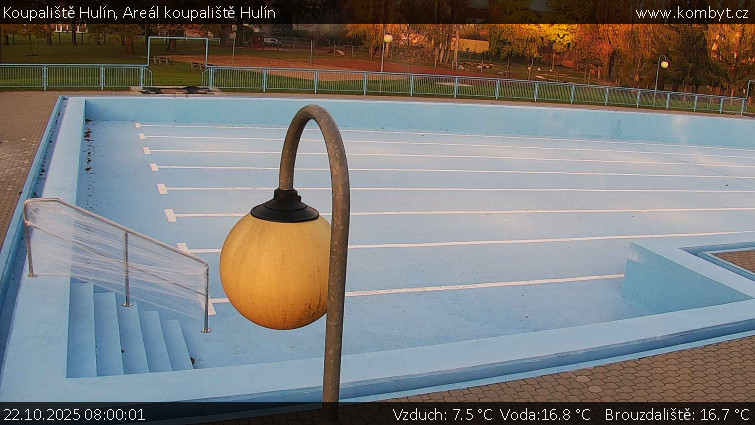 Koupaliště Hulín - Areál koupaliště Hulín - 22.10.2025 v 08:00 Koupaliště Hulín - Areál koupaliště Hulín - 22.10.2025 v 08:00