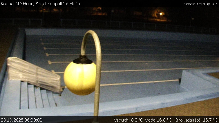 Koupaliště Hulín - Areál koupaliště Hulín - 23.10.2025 v 06:30 Koupaliště Hulín - Areál koupaliště Hulín - 23.10.2025 v 06:30