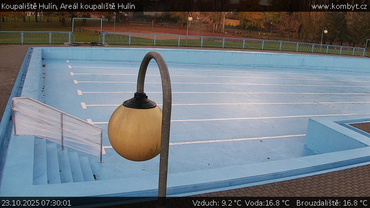 Koupaliště Hulín - Areál koupaliště Hulín - 23.10.2025 v 07:30 Koupaliště Hulín - Areál koupaliště Hulín - 23.10.2025 v 07:30
