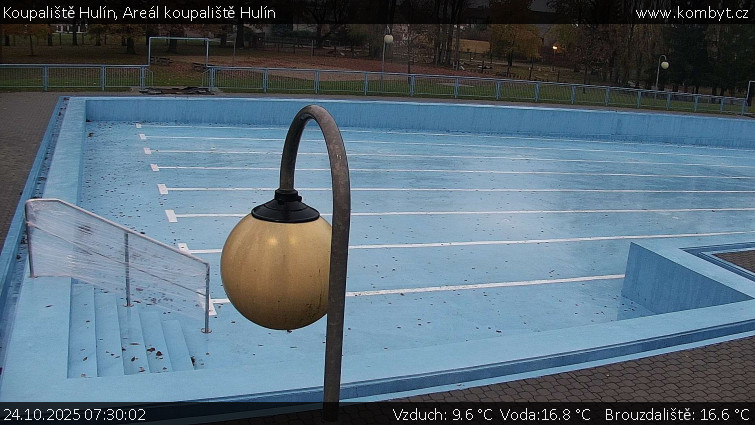 Koupaliště Hulín - Areál koupaliště Hulín - 24.10.2025 v 07:30 Koupaliště Hulín - Areál koupaliště Hulín - 24.10.2025 v 07:30