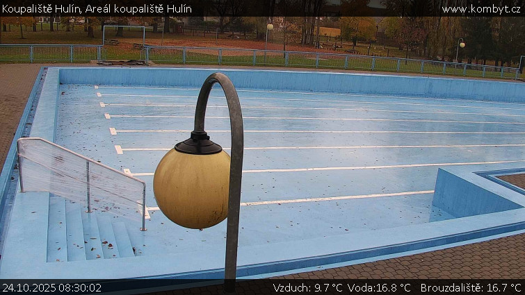 Koupaliště Hulín - Areál koupaliště Hulín - 24.10.2025 v 08:30 Koupaliště Hulín - Areál koupaliště Hulín - 24.10.2025 v 08:30
