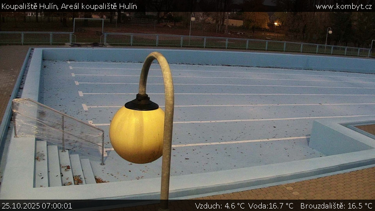 Koupaliště Hulín - Areál koupaliště Hulín - 25.10.2025 v 07:00 Koupaliště Hulín - Areál koupaliště Hulín - 25.10.2025 v 07:00