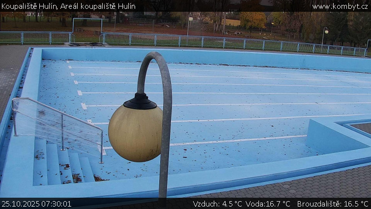 Koupaliště Hulín - Areál koupaliště Hulín - 25.10.2025 v 07:30 Koupaliště Hulín - Areál koupaliště Hulín - 25.10.2025 v 07:30