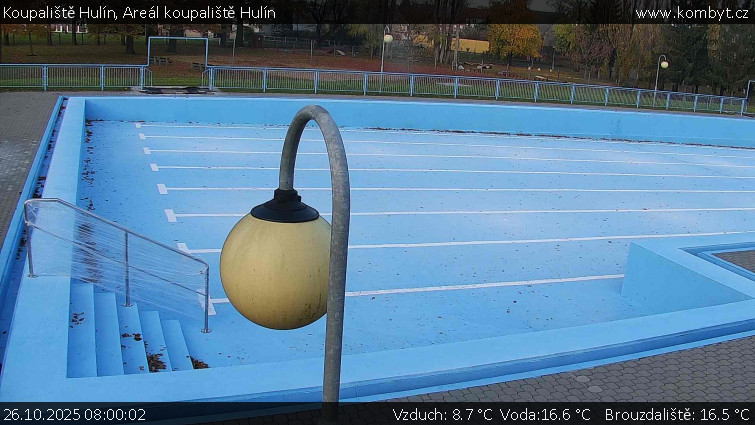 Koupaliště Hulín - Areál koupaliště Hulín - 26.10.2025 v 08:00 Koupaliště Hulín - Areál koupaliště Hulín - 26.10.2025 v 08:00