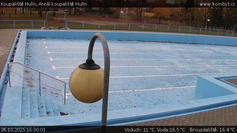 Koupaliště Hulín - Areál koupaliště Hulín - 26.10.2025 v 16:30 Koupaliště Hulín - Areál koupaliště Hulín - 26.10.2025 v 16:30