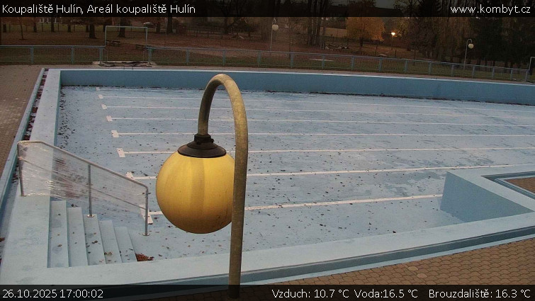 Koupaliště Hulín - Areál koupaliště Hulín - 26.10.2025 v 17:00 Koupaliště Hulín - Areál koupaliště Hulín - 26.10.2025 v 17:00