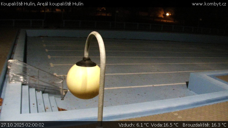 Koupaliště Hulín - Areál koupaliště Hulín - 27.10.2025 v 02:00 Koupaliště Hulín - Areál koupaliště Hulín - 27.10.2025 v 02:00