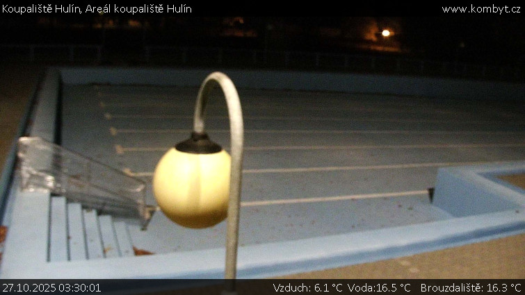 Koupaliště Hulín - Areál koupaliště Hulín - 27.10.2025 v 03:30 Koupaliště Hulín - Areál koupaliště Hulín - 27.10.2025 v 03:30