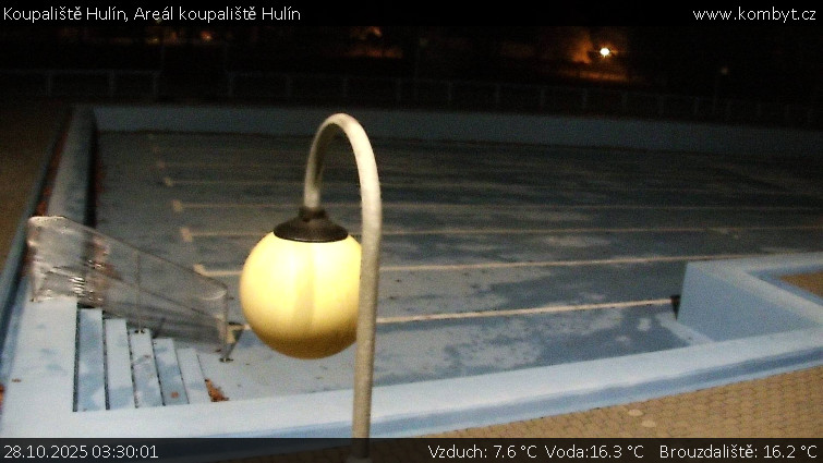 Koupaliště Hulín - Areál koupaliště Hulín - 28.10.2025 v 03:30 Koupaliště Hulín - Areál koupaliště Hulín - 28.10.2025 v 03:30