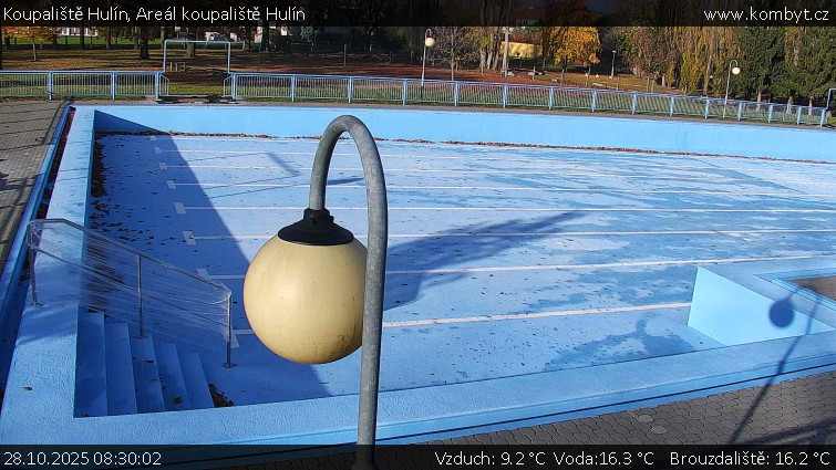 Koupaliště Hulín - Areál koupaliště Hulín - 28.10.2025 v 08:30 Koupaliště Hulín - Areál koupaliště Hulín - 28.10.2025 v 08:30