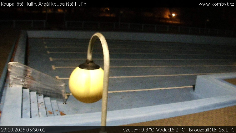 Koupaliště Hulín - Areál koupaliště Hulín - 29.10.2025 v 05:30 Koupaliště Hulín - Areál koupaliště Hulín - 29.10.2025 v 05:30