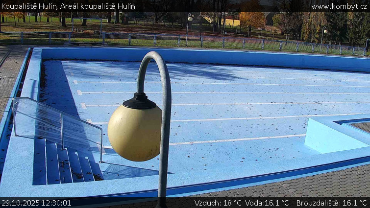 Koupaliště Hulín - Areál koupaliště Hulín - 29.10.2025 v 12:30 Koupaliště Hulín - Areál koupaliště Hulín - 29.10.2025 v 12:30