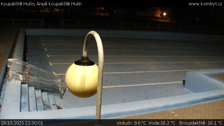 Koupaliště Hulín - Areál koupaliště Hulín - 29.10.2025 v 22:30 Koupaliště Hulín - Areál koupaliště Hulín - 29.10.2025 v 22:30